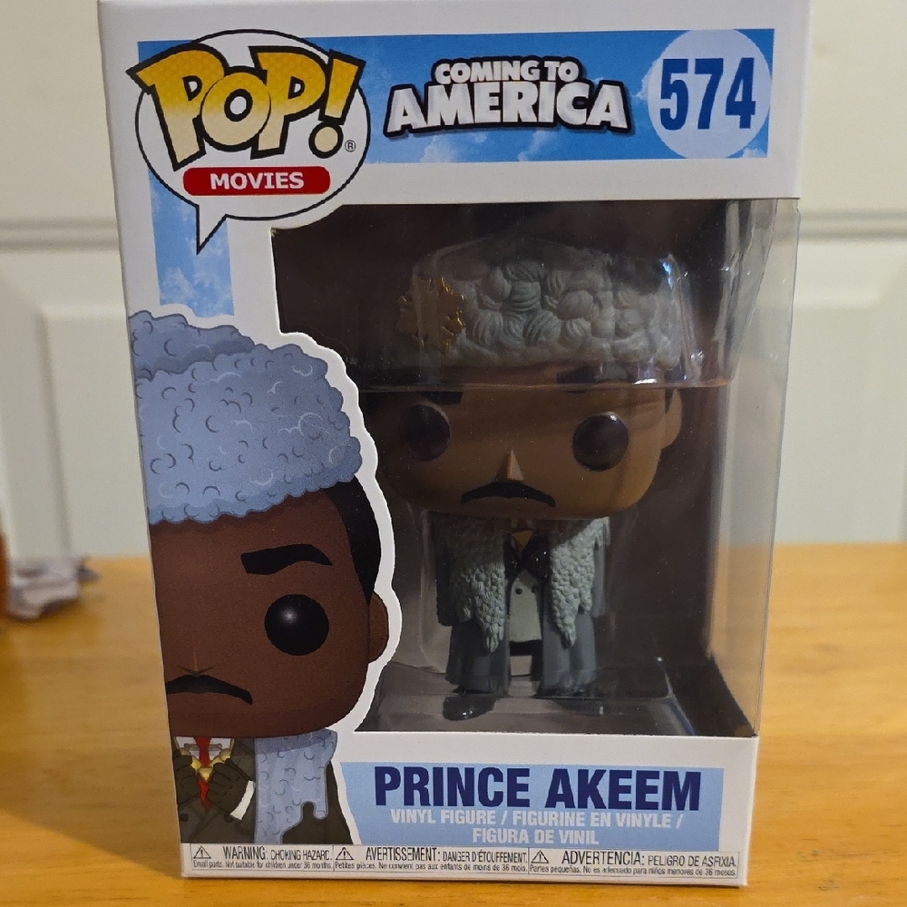 Funko Pop Prince Akeem in Gray and Black